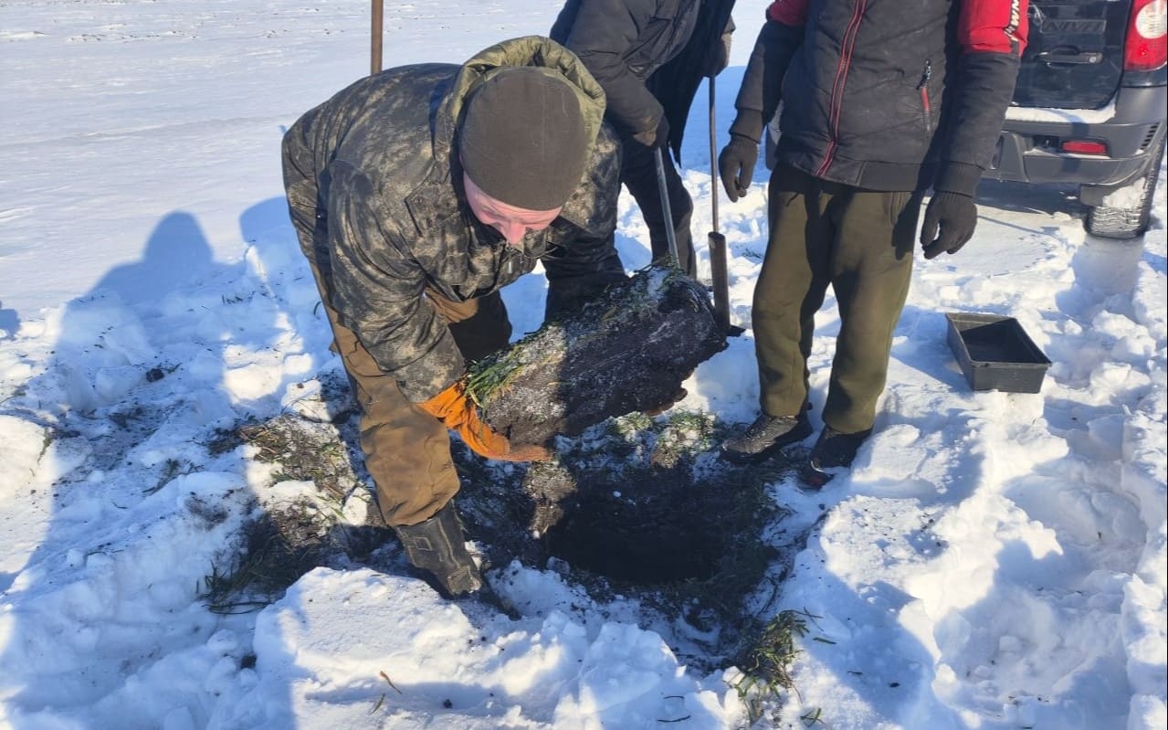 В хозяйствах Бугурусланского района приступили к отбору монолитов